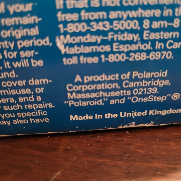 Polaroid Red Stripe One Step- Pre-Owned With Box , Works ! - Picture 3 of 3